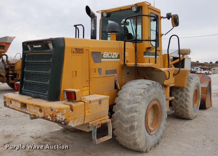 image for item DL5859 Kawasaki 80ZV  wheel loader