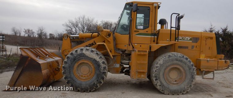 image for item DL5859 Kawasaki 80ZV  wheel loader