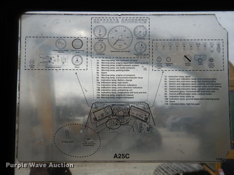 image for item DL5863 1999 Volvo A25C  haul truck
