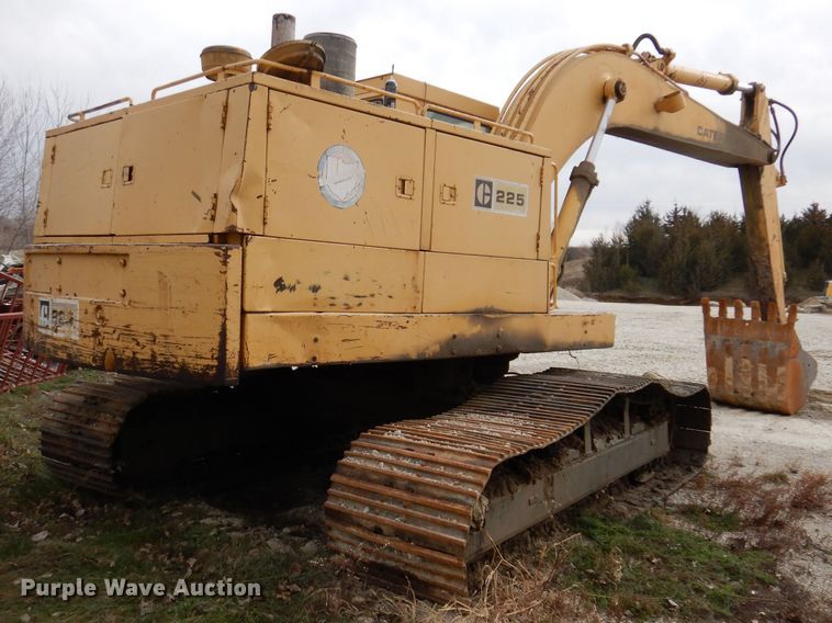 image for item DL5870 1978 Caterpillar 225  excavator