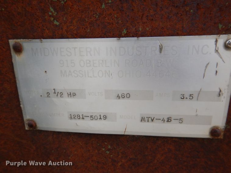 image for item DL5874 Midwestern MTV-46-5  screen