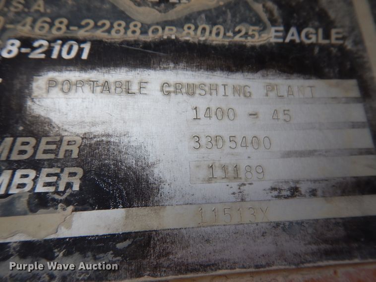 image for item DL5877 Eagle 33D5400  crusher