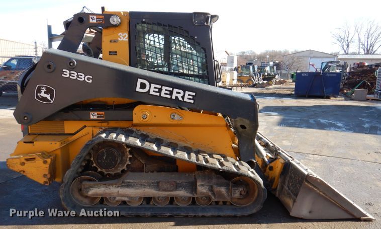 image for item DL5879 John Deere 333G  tracked skid steer loader