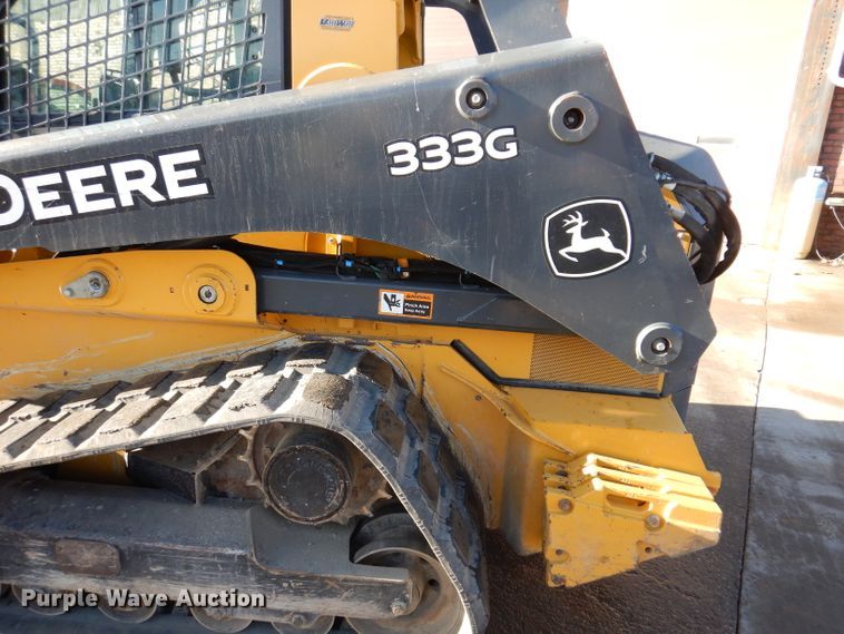 image for item DL5879 John Deere 333G  tracked skid steer loader