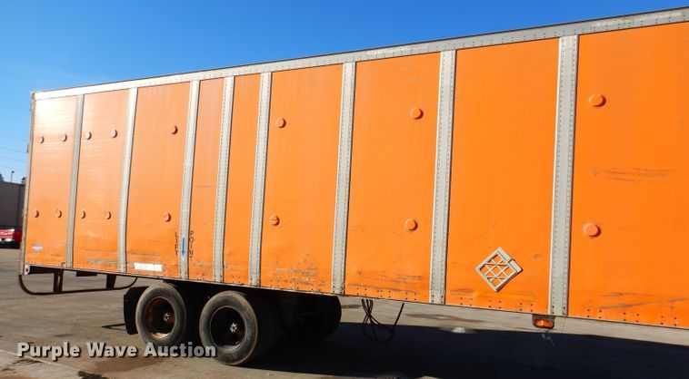 image for item DL5881 1991 Wabash P-102CW  dry van trailer