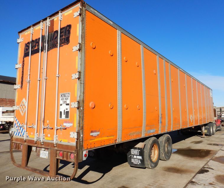 image for item DL5881 1991 Wabash P-102CW  dry van trailer