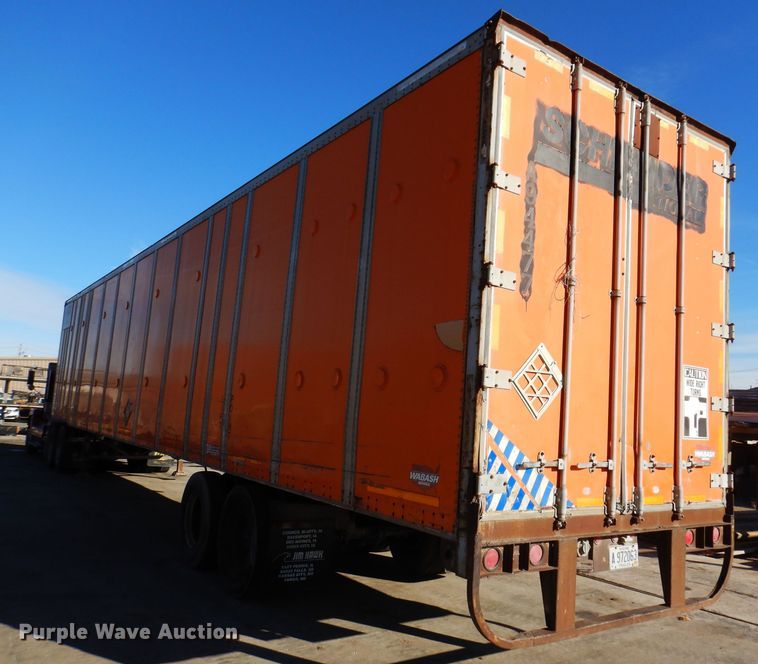 image for item DL5881 1991 Wabash P-102CW  dry van trailer