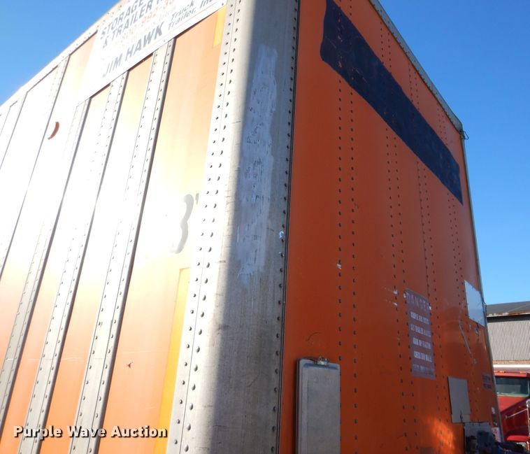 image for item DL5881 1991 Wabash P-102CW  dry van trailer