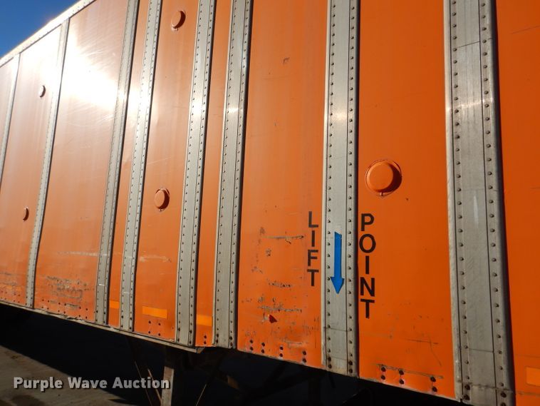 image for item DL5881 1991 Wabash P-102CW  dry van trailer