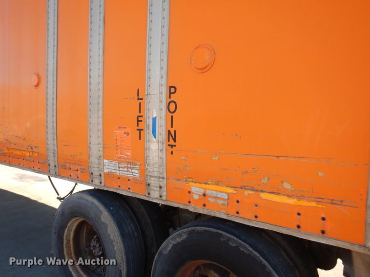 image for item DL5881 1991 Wabash P-102CW  dry van trailer