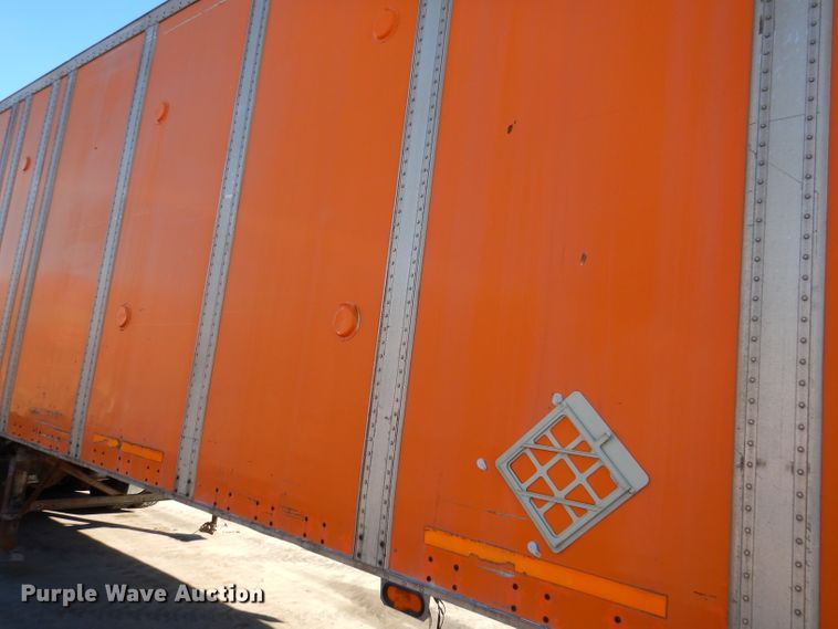 image for item DL5881 1991 Wabash P-102CW  dry van trailer