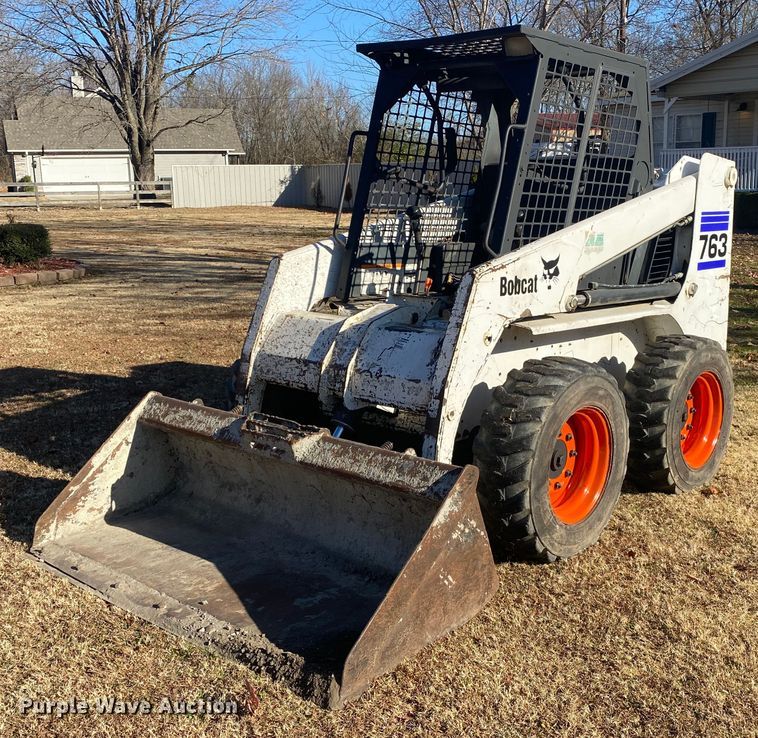 image for item DL6776 1997 Bobcat 763  skid steer loader