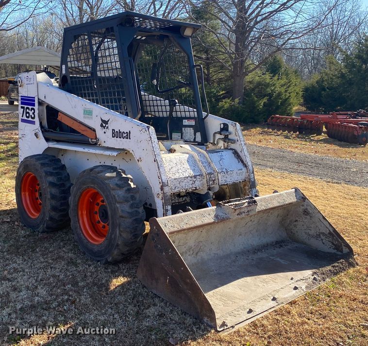 image for item DL6776 1997 Bobcat 763  skid steer loader