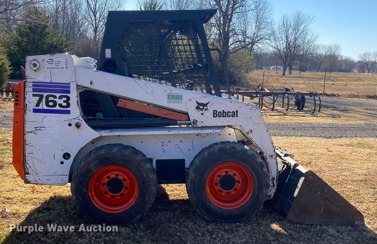 image for item DL6776 1997 Bobcat 763  skid steer loader