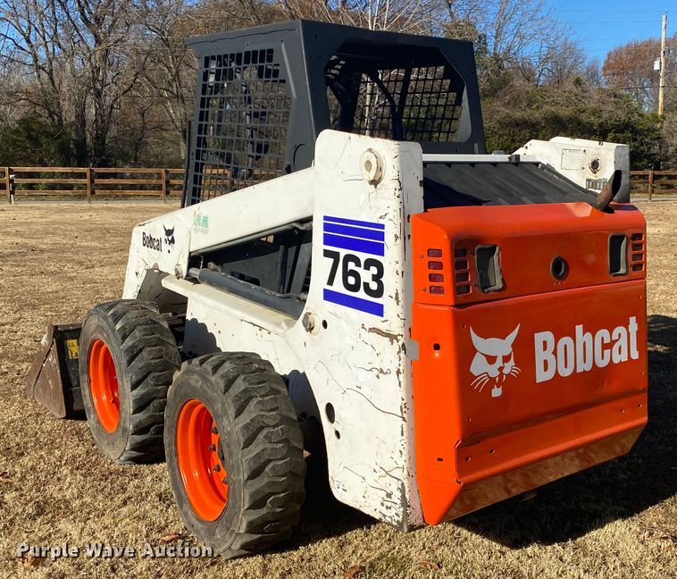 image for item DL6776 1997 Bobcat 763  skid steer loader