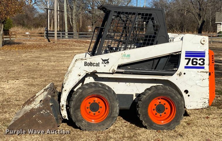 image for item DL6776 1997 Bobcat 763  skid steer loader
