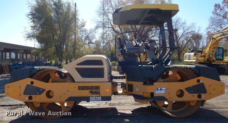 image for item DM0697 2014 Volvo DD120B  double drum vibratory roller