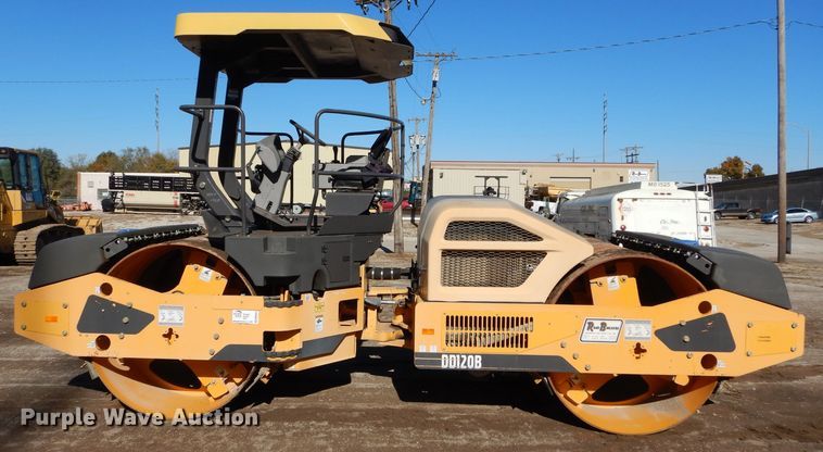 image for item DM0697 2014 Volvo DD120B  double drum vibratory roller