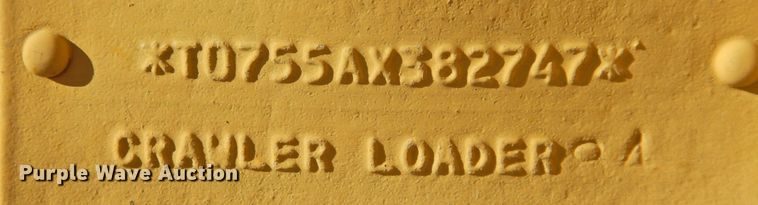 image for item DN0080 1984 John Deere 755A  track loader