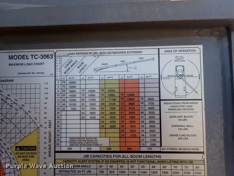 image for item DN2391 2000 Sterling L7500  crane truck
