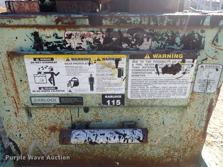 image for item DN2399 Garlock 115  tar kettle