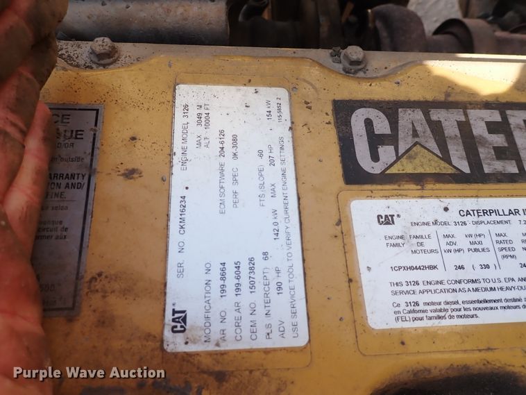 image for item DN2412 1998 Chevrolet C7500  dump truck