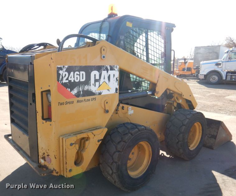 image for item DN2533 Caterpillar 246D  skid steer loader