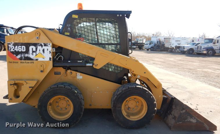 image for item DN2533 Caterpillar 246D  skid steer loader