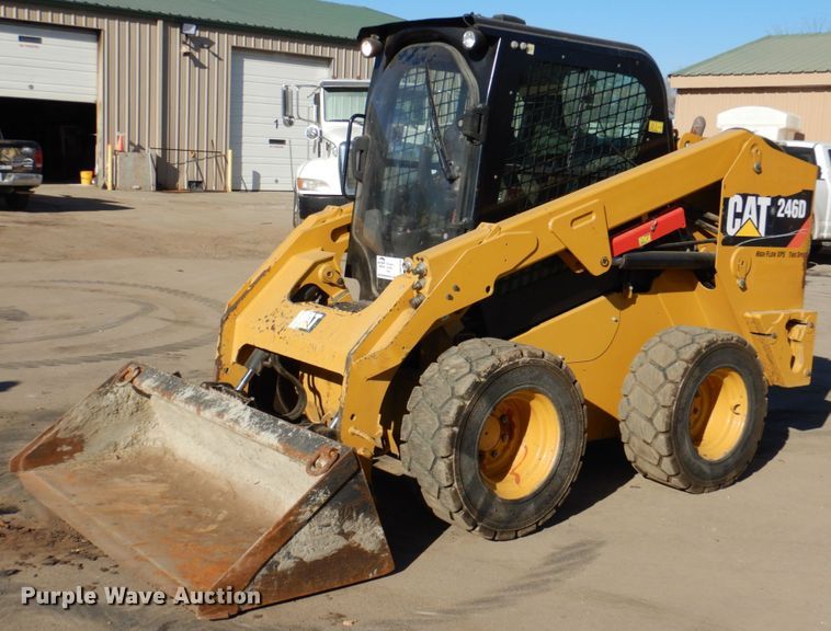 image for item DN2534 Caterpillar 246D  skid steer loader