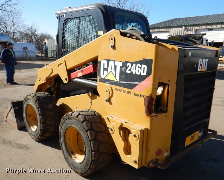 image for item DN2534 Caterpillar 246D  skid steer loader