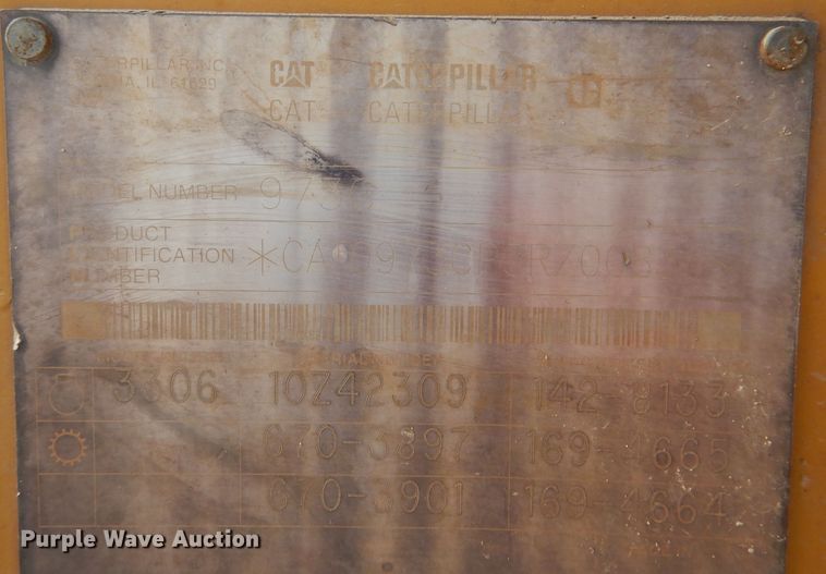 image for item DN5385 2004 Caterpillar 973C  track loader