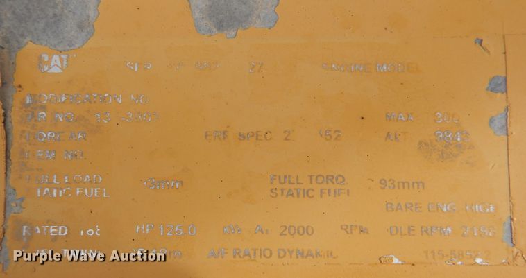 image for item DN5422 2000 Caterpillar 325BL  excavator