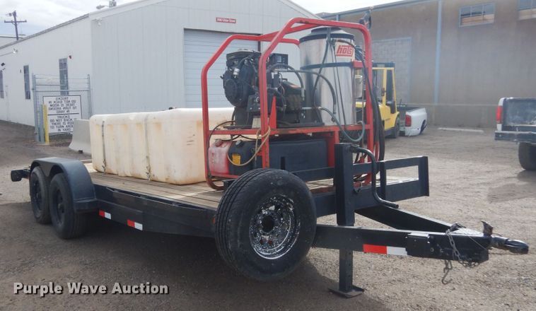 image for item DN6255 2001 Diamond T  equipment trailer with pressure washer