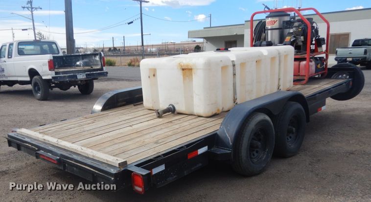 image for item DN6255 2001 Diamond T  equipment trailer with pressure washer