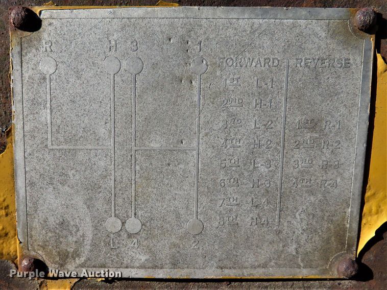 image for item FB9752 1970 Wabco 444  motor grader