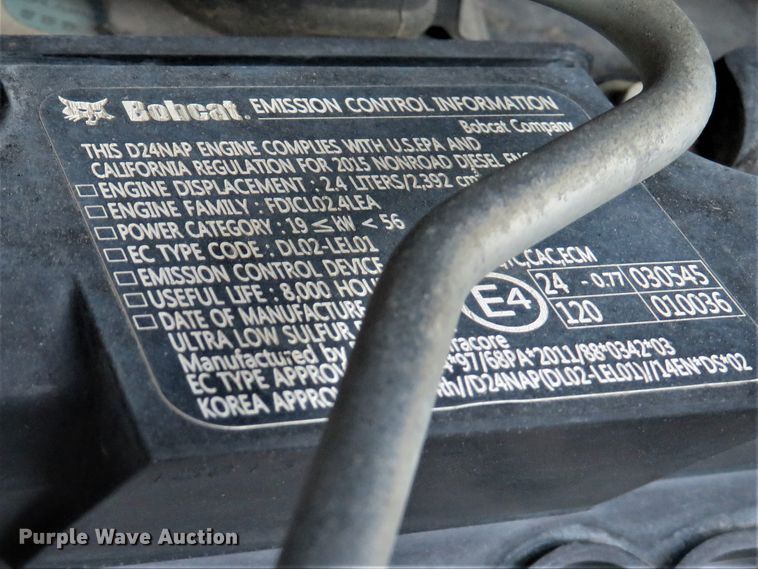 image for item FP9459 2015 Bobcat T550  tracked skid steer loader