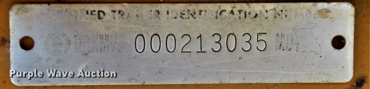 image for item FP9483 1997 Econoline SP623DE  equipment trailer