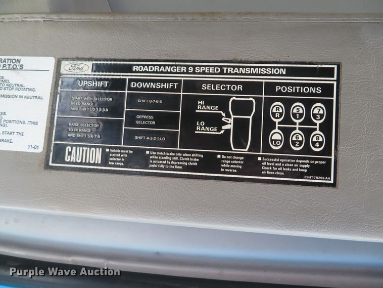 image for item FP9484 1997 Ford L8000  dump truck