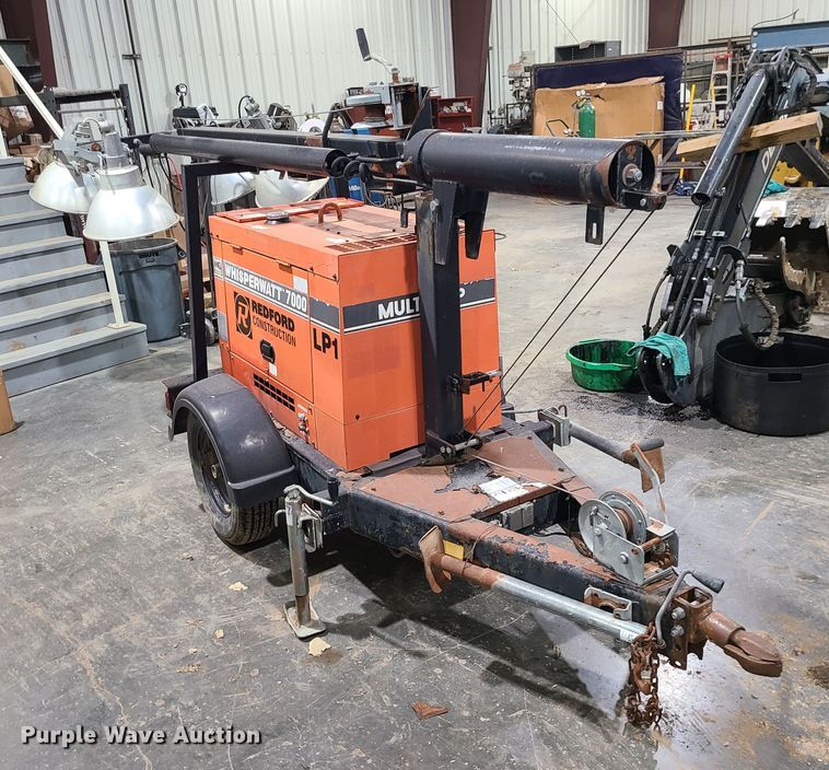 image for item GB9082 Multiquip Whisperwatt 7000  light plant