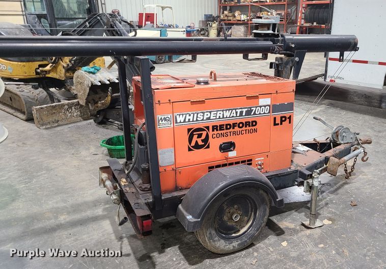 image for item GB9082 Multiquip Whisperwatt 7000  light plant