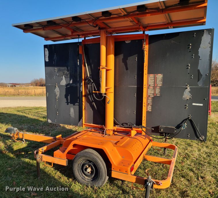 image for item GB9097 Addco  message board trailer