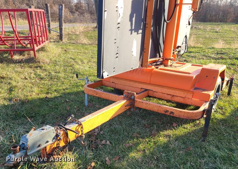 image for item GB9097 Addco  message board trailer