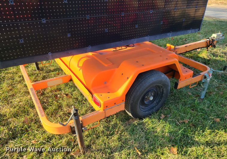 image for item GB9097 Addco  message board trailer