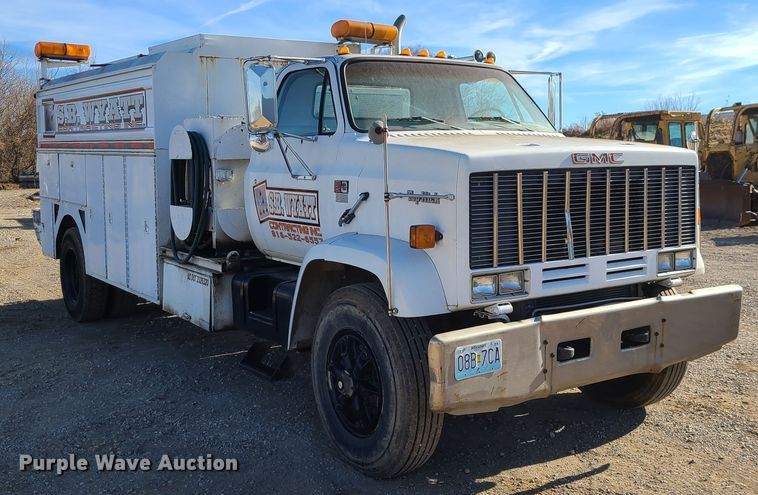 image for item GB9129 1990 GMC TopKick  utility / service truck