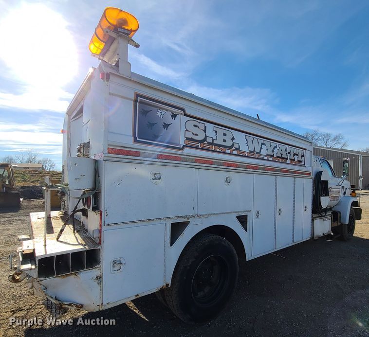 image for item GB9129 1990 GMC TopKick  utility / service truck