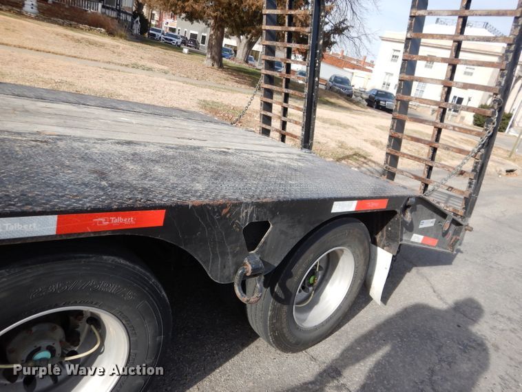 image for item GH9200 2016 Talbert TDW-35-FG-T1-DVTL  drop deck equipment trailer