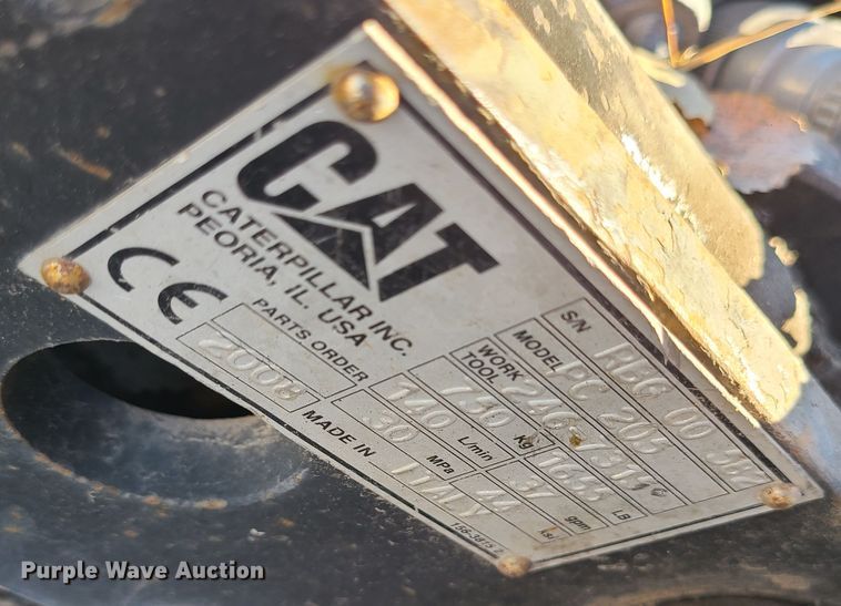 image for item GO9259 Caterpillar PC205 18"W skid steer cold planer