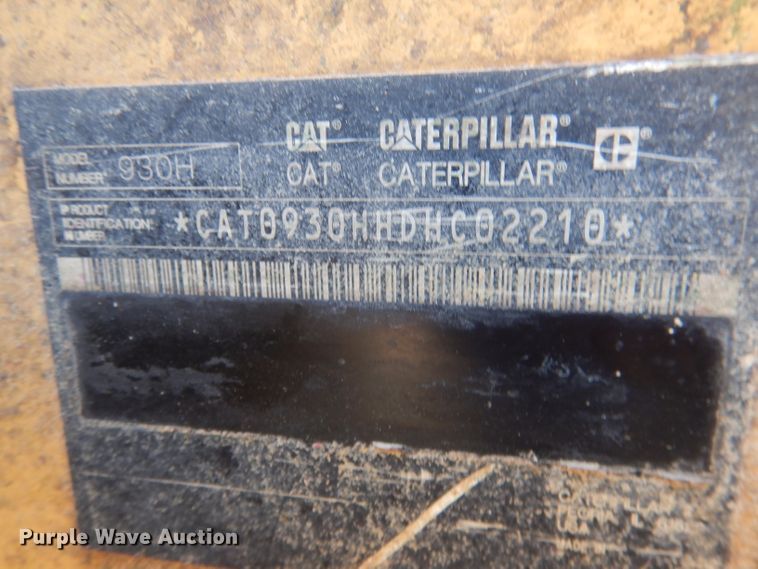 image for item HU9338 2011 Caterpillar 930H  high lift wheel loader