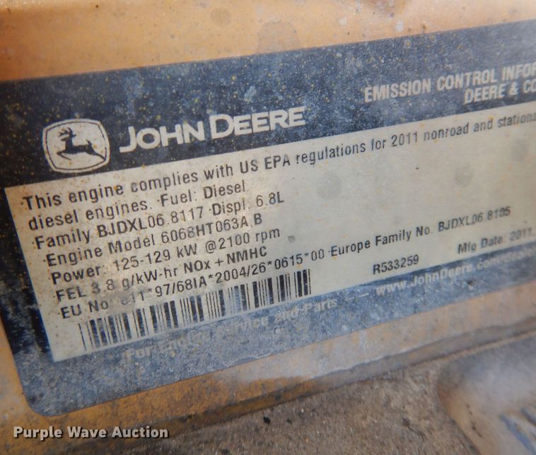 image for item HU9359 2012 John Deere 750J  dozer