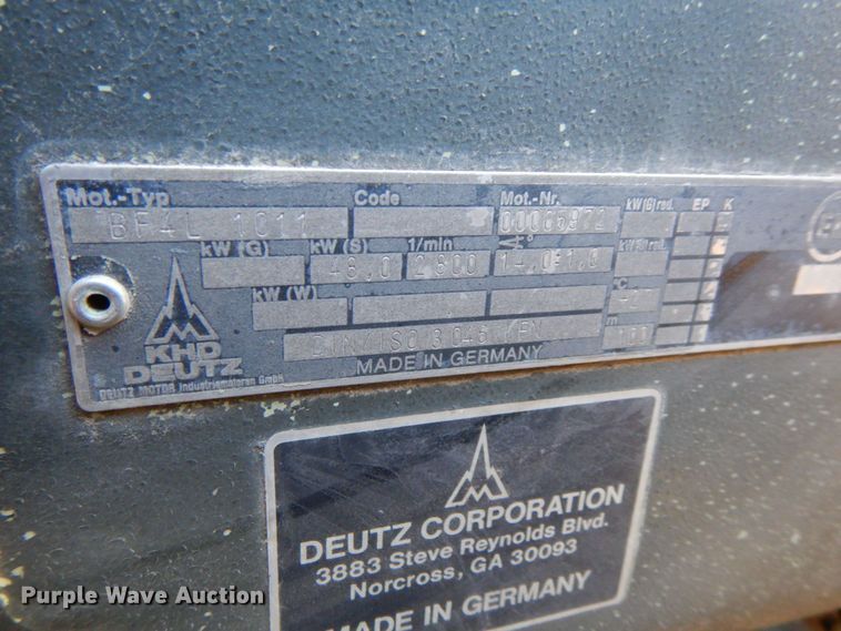 image for item IB9510 1994 Miller Spreader RRR70D  concrete saw